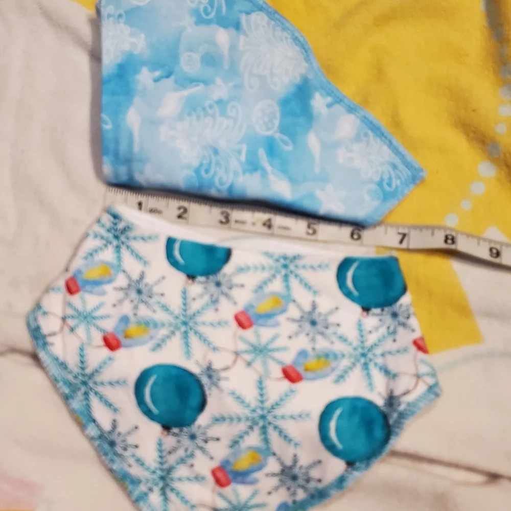 Patterned Bandana Bibs Set Of 2